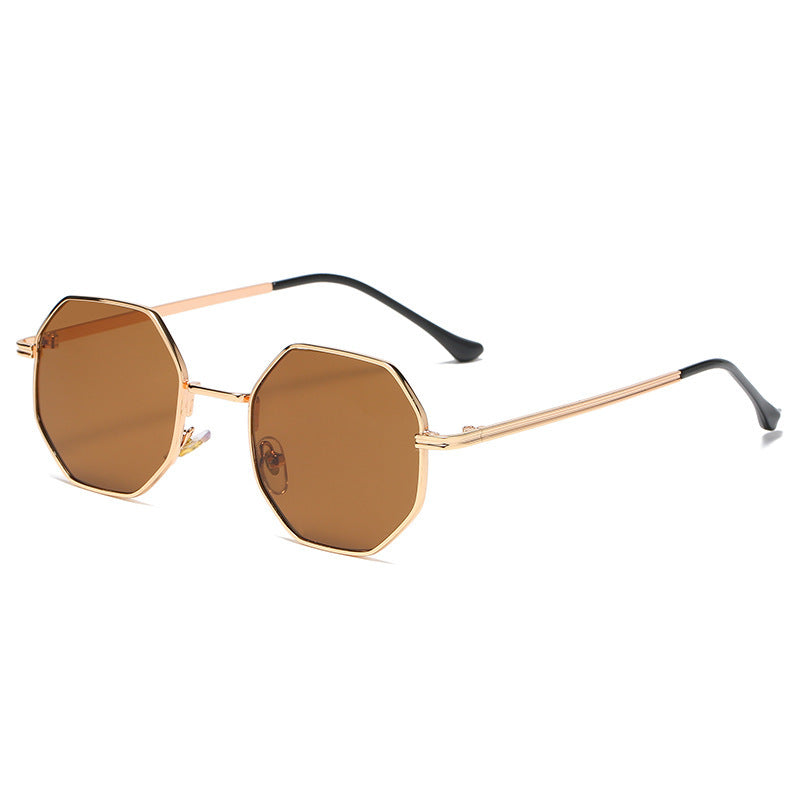 Futuristic Flat Retro Small Sunglasses For Men And Women