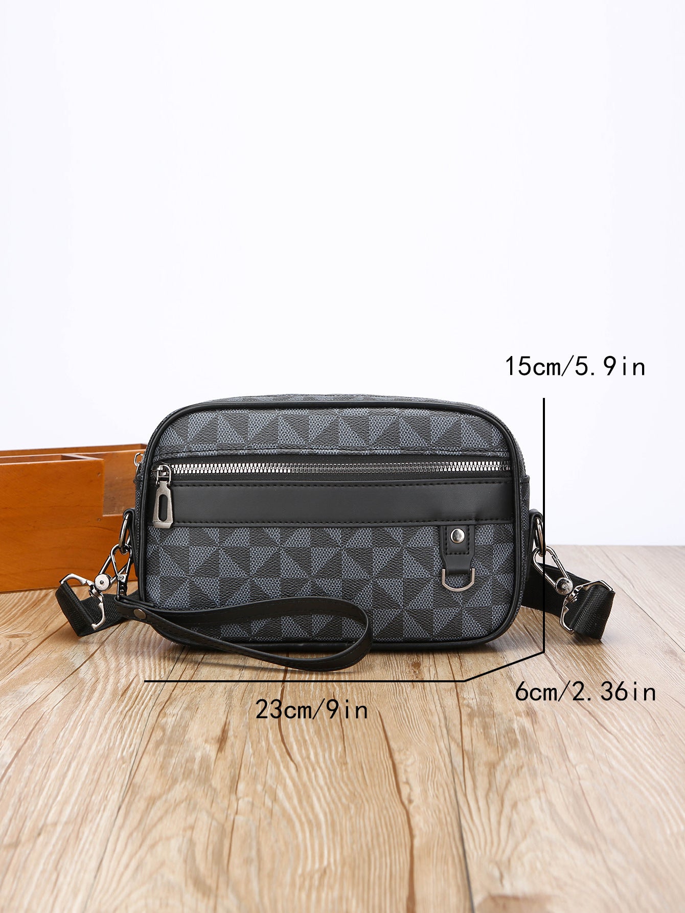 New Casual Shoulder Messenger Bag Large Capacity Men's Handheld Horizontal