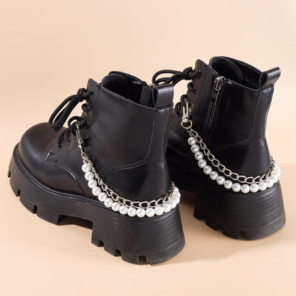 Pearl Double Chain, Anti-Lost Lanyard for Phone, Water Bottle or Bag Decoration