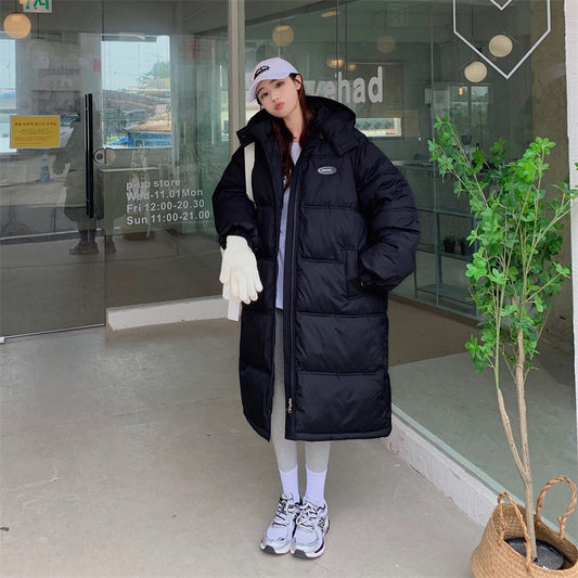 'Betty' Mid-Length Overknee Thickened Cotton-Padded Coat for Women