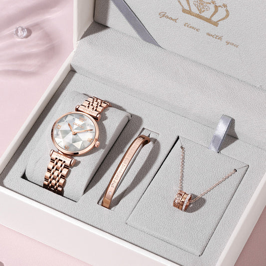 Modern Ladies Waterproof Watch Set and Accessories