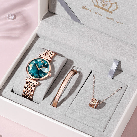 Modern Ladies Waterproof Watch Set and Accessories