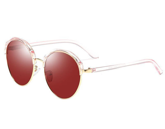 Round Travel Sunglasses for Women