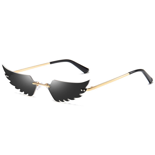 Colorful Wings Cat Eye Sunglasses Women