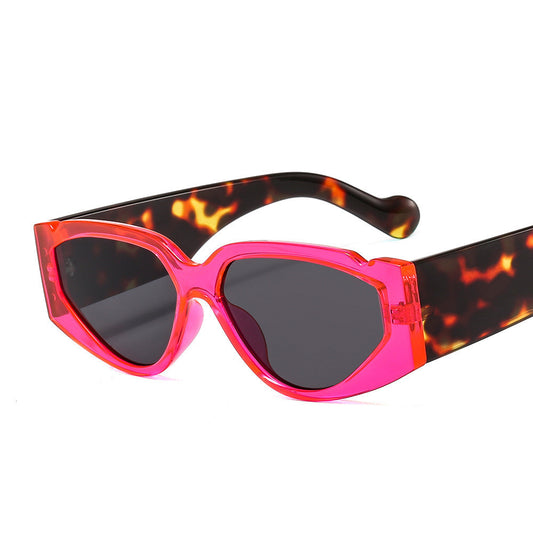 Leopard Wild Personality Colored Trendy Sunglasses For Men And Women