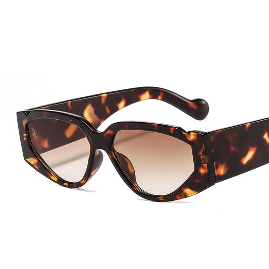 Leopard Wild Personality Colored Trendy Sunglasses For Men And Women