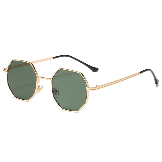 Futuristic Flat Retro Small Sunglasses For Men And Women