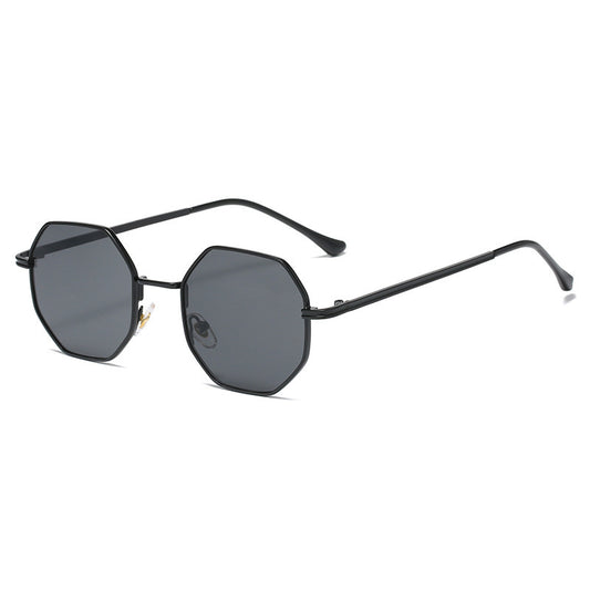 Futuristic Flat Retro Small Sunglasses For Men And Women