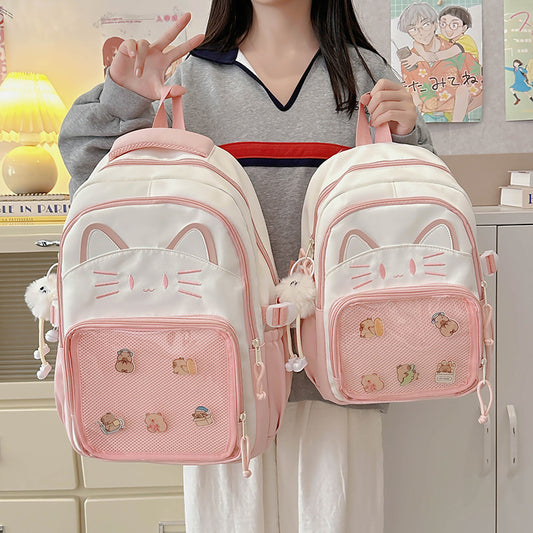 Korean Version Cartoon Large Capacity Casual Backpack