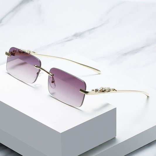 Fashion Modern Square Frameless Sunglasses For Men And Women