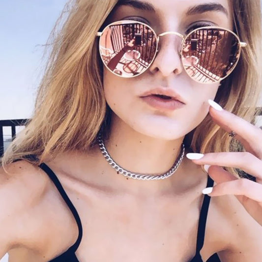 Mirror Women Retro Sunglasses