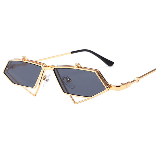Vintage Steampunk Aerodynamic Sunglasses for Women