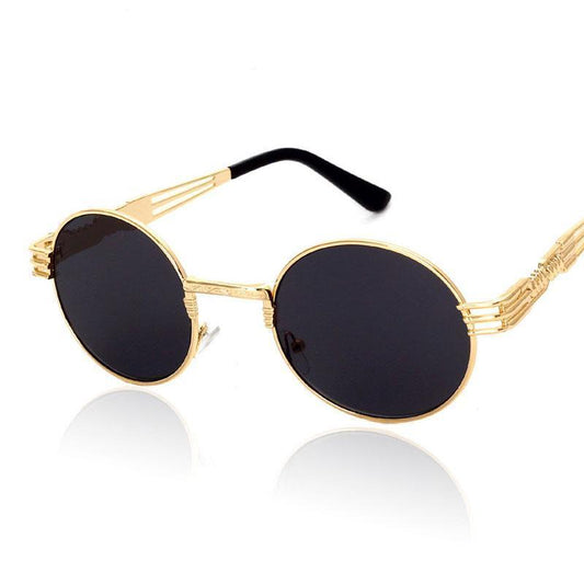 'Cleo' Small Round Classic Sunglasses for Men and Women