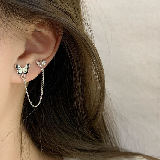 Minimalist Ear Clip Set for Women, Romantic Love-Inspired Design