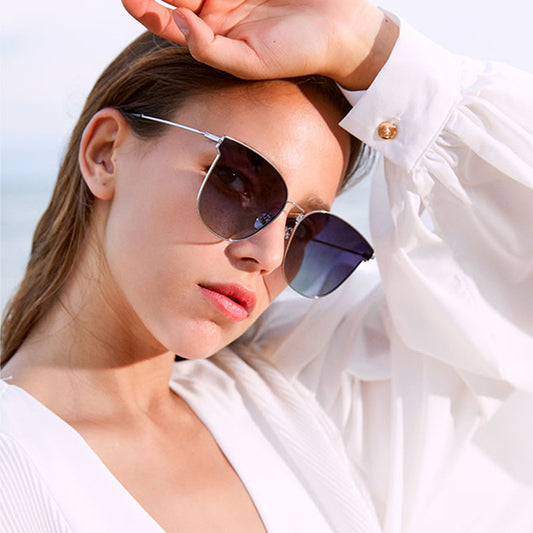 Polarized Metal Sunglasses For Men and Women, Anti-Ultraviolet Protection