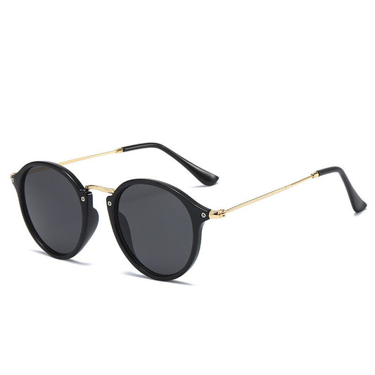 Sport Round Metal Sunglasses For Men And Women