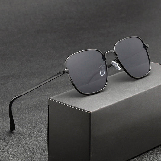 Oversized Temperament Smoke Lens Sunglasses For Men And Women UV400