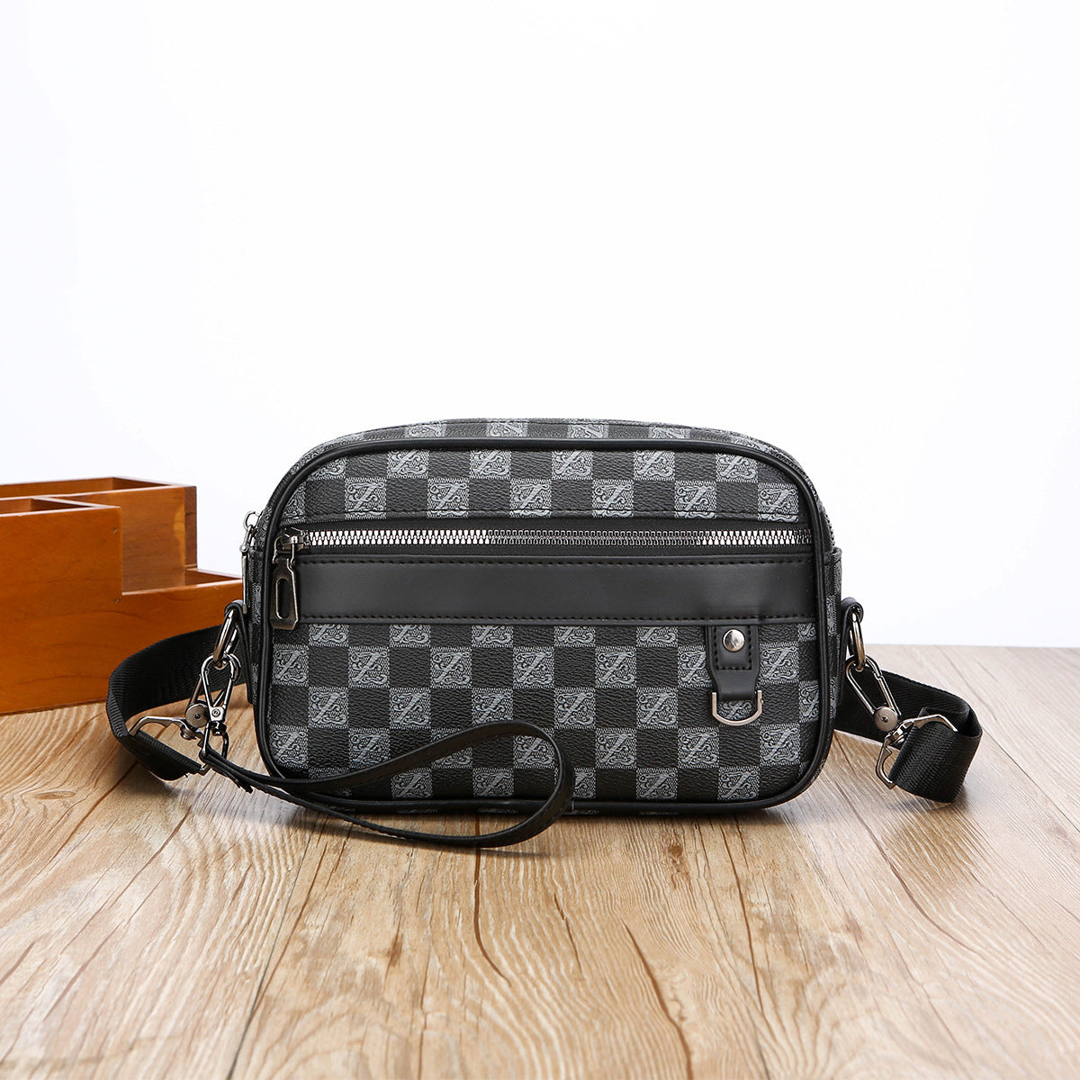New Casual Shoulder Messenger Bag Large Capacity Men's Handheld Horizontal