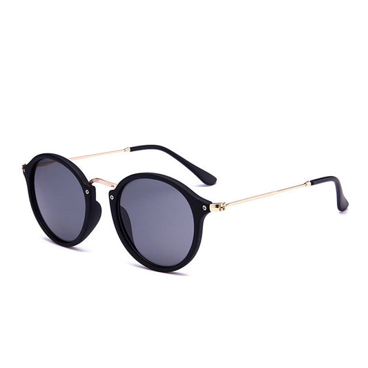 'Elvira' Metal Round Face Retro Driver Sunglasses for Men and Women