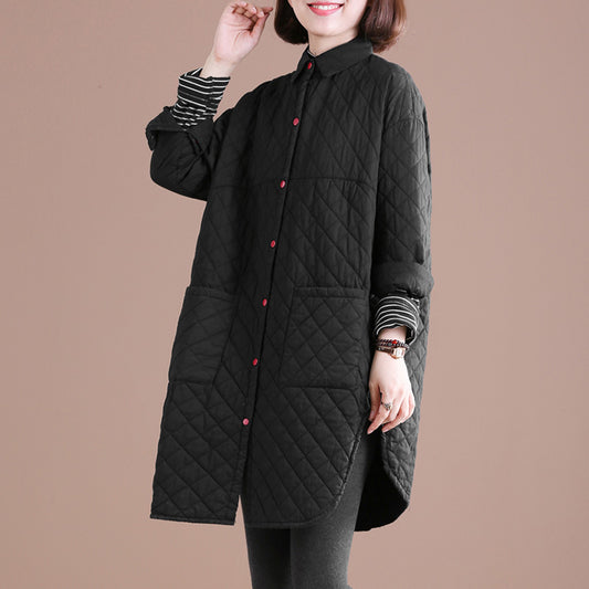 'Arty' Thickened Artistic Cotton-Padded Coat