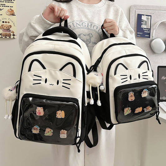 Korean Version Cartoon Large Capacity Casual Backpack
