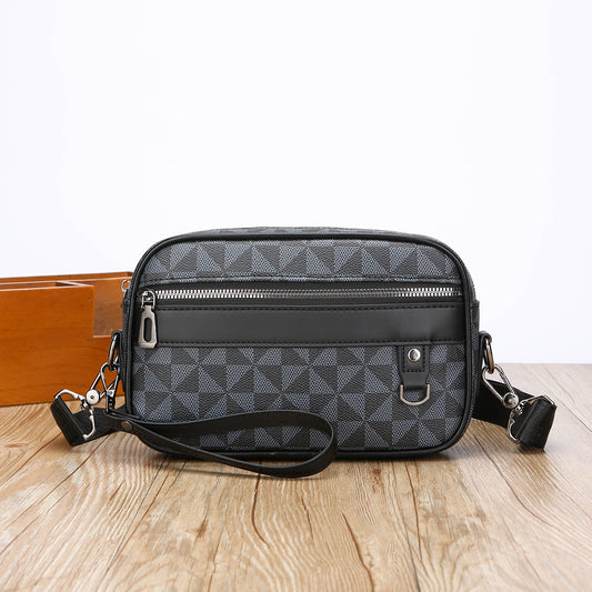New Casual Shoulder Messenger Bag Large Capacity Men's Handheld Horizontal