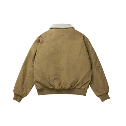 Unisex Retro Lamb Wool Cotton-Padded Winter Jacket
